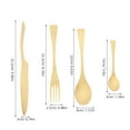 thumbnail image 2 of SHOWERORO Cutlery Set Golden Stainless Steel For Households Various Dining Occasions 1 Set, 2 of 8
