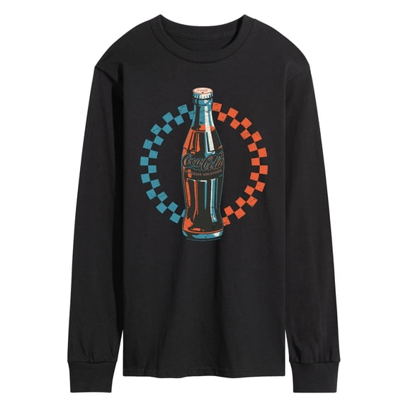 Coca-cola - Coke Bottle Checks - Men's Long Sleeve Graphic T-shirt
