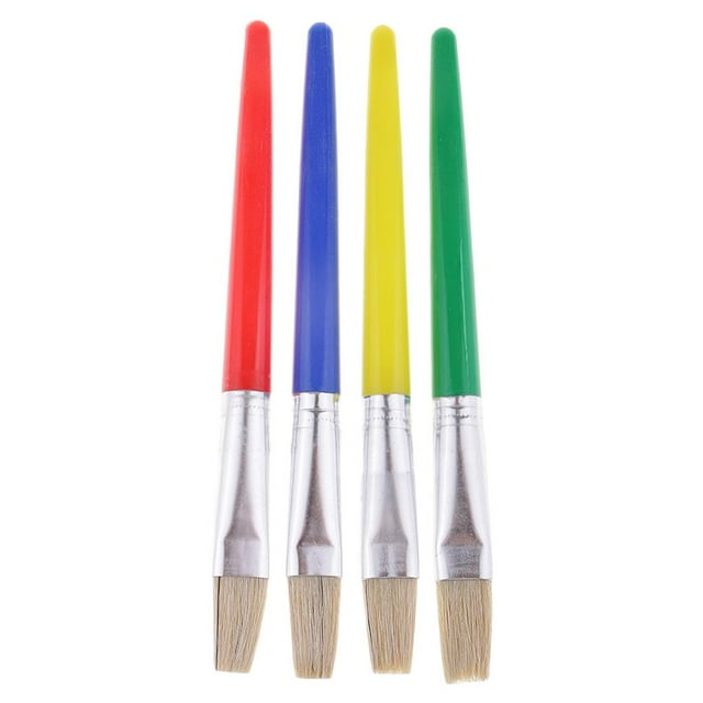 4 piezas / paquete de pinceles de pintura acrílica al de , bolígrafos , de cerdo, pintura para niño suministro de bricoje Gloria Pincel para pintar