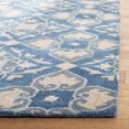 thumbnail image 3 of SAFAVIEH Wyndham Jefferson Floral Area Rug, Blue/Grey, 7' x 7' Square, 3 of 7