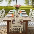 thumbnail image 4 of Table Runners 90 Inches Long Dress Scarves, Sweet Home Farmhouse Coffee/Dining/Kitchen Table Runner for Living Room, Western Stars Bird Houses Country Vintage 13x90 Inch, 4 of 9