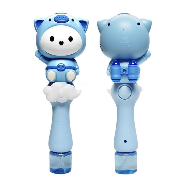 10MLCute Pig Bubble Wand ? Light Up A Bubble Srum With Sound For Child Toys