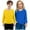 Blue, variant on 2 Pack Cotton Long Sleeve Tee Shirts Basic Crewneck T-Shirts for Boys/Girls/Toddlers Long-Sleeve T-Shirts