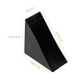 thumbnail image 2 of 4Pack Corner Protectors 28x83mm Plastic Right Angle Corner Guards Cushion, Black, 2 of 6