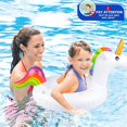 thumbnail image 3 of Rhubarb Duck Anillo de natación para niños, Anillo de natación inflable para niños, Asiento de piscina para bebés, Anillo de natación para bebés, Anillo de natación para bebés, Asiento de pi, 3 of 5