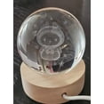 thumbnail image 3 of Lampara luz led, esfera cristal, lampara pequeña, Melody, 3 of 4
