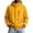 Yellow, variant on FRSASU Men's Hooded Rain Jacket, Water‑Resistant Zip Up Outdoor Windbreaker Jacket with Multiple Pockets Yellow