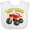 AA-White, variant on Inktastic Monster Truck Little Bro Boys Baby Bib
