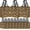 Brown, variant on 24    Bow  Bags Medium Bow Themed Party Favor Bags  Non Woven Goodie Totes for Birthday Bachelorette  Shower Thanksgiving(9.8" .9" x 3.9")
