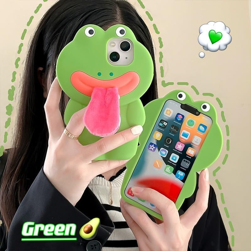 Funda de rana hippie compatible con iPhone 13, Cottagecore Frog Estética para iPhone 13, funda de TPU para teléfono