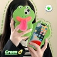 thumbnail image 5 of for iPhone 14 Pro Max Case, 3D Funny and Silly Weird Frog Phone Cases [3D Plush Tongue] Ugly Phone Case Swap Challenge Gifts with Friends, 5 of 11