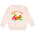 thumbnail image 2 of Inktastic Future Pilot Airplane Toddler Sweatshirt, 2 of 4