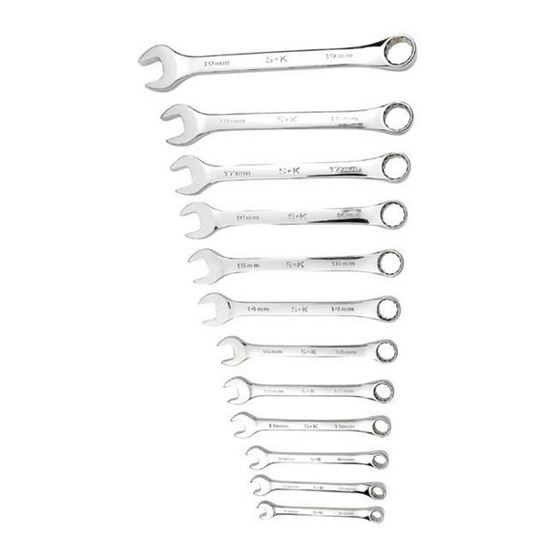 SK Professional Tools 2000277 12 Point Metric Combination Wrench