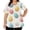 #01 Blue, variant on Easter Scrubs for Women Cute Y2k V Neck Bunny Egg Printed Working Uniform Nurse Short Sleeve T-Shirts Soft Stretch Summer Plus Size Tunics Tops, #01 Green XL