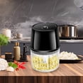 thumbnail image 3 of 60-watt Motor Food Chopper 250ml Electric Mini Food Chopper Usb Rechargeable One-button Operation Easy to Use Energy-saving Garlic Chopper Electric, 3 of 8