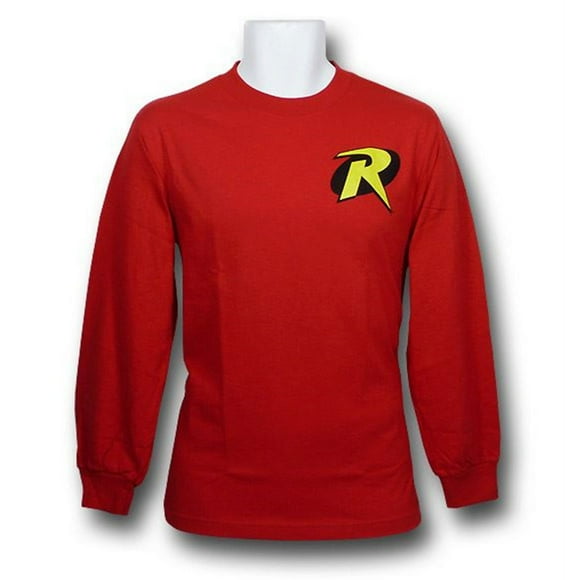 Robin Symbol Long Sleeve T-Shirt-3XLarge