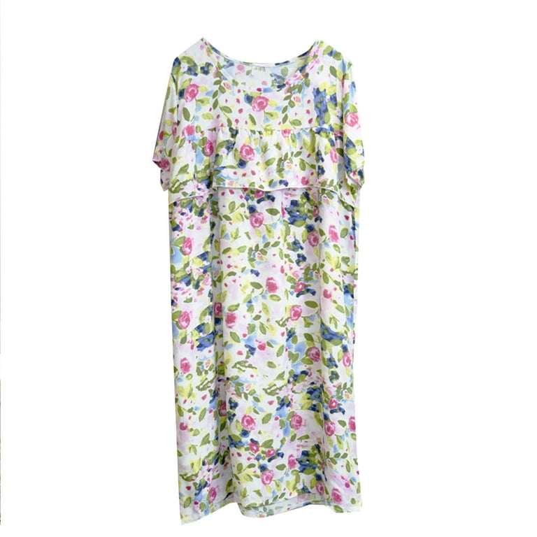 chinese dress ladies Bloggerlove House Dresses for Elderly House Coats Female with Pockets House  Dress Old Lady Nightgown Grandma Lounge Dresses Patio Sleepwear Mumus Night  Shirts for Sleeping Cotton : Amazon.ca: Clothing, Shoes & Accessories main image 1