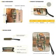 thumbnail image 3 of ZUXONGSY Desert Horse Cactus Print Handbag with Multifunctional Cosmetic Bags Purse for Women PU Leather Top Handle Satchel Set with Lightweight Makeup Pouch Card Holder for Travel Shopping, 3 of 4