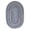 Laguna, variant on Colonial Mills Classic Oak Harbour Braided Wool Area Rug Graphite 9x12 9' x 12'