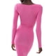 thumbnail image 4 of Txlixc Vestido largo y recortado para mujeres vestido de punto sólido, brazalete de cuello cuadrado, vestido de manga larga, vestido ajustado del Club de fiestas de primavera y otoño Txlixc moda, 4 of 5