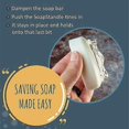 thumbnail image 4 of 2 Pack Bar Soap Grip no Goo or mess Soap Holder for Bath and Showersrose red, 4 of 5