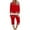 Red 2 pieces sets, variant on Womens Lounge Set Holiday wycnly Christmas Pajamas Sets Women Xmas Sleepwear Sets Fashion Snowflake Print Long Sleeve Pullover Tops and Capris 2 Pieces Homewear Set Up to 65% off