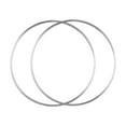 thumbnail image 2 of 2 piezas de metal Hoops florales Caballas colgantes de la pared Círculo Círculo Anillos de aro de aro Los anillos de corona de plata versátiles para Diámetro 45 cm, 2 of 9
