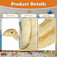 thumbnail image 2 of BRINJOY Yellow Giant Snake Stuffed Animal, 149 inch Large Snake Lifelike Jumbo Animal Plush Toy for Kids, Curving Huge Snake for Boys & Girls Gift on Birthday Baby Shower Party, 2 of 8