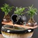 thumbnail image 4 of Fuente de agua Maceta Maceta de barro Estanque Fuente de agua Planta Maceta Dispensador de agua Blanco, 4 of 9