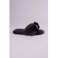 thumbnail image 4 of Pretty You London Women's Diana Diamante Toe Post Slipper in Smoke, 4 of 5