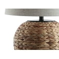 thumbnail image 5 of JONATHAN Y Alaro 24.5" 1-Light Farmhouse Coastal Water Hyacinth Basket LED Table Lamp, Natural, JYL6501A, 5 of 7