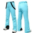 thumbnail image 5 of Pantalones de esquí individuales y dobles para hombres y mujeres, impermeables y cálidos, gruesos, 5 of 5