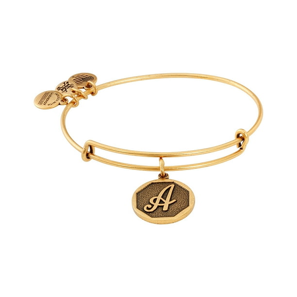 Alex and Ani Alex and Ani Initial A Charm Bangle, Goldtone Walmart