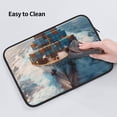thumbnail image 5 of Pofeuu Cargo Ship At Sea Print Laptop Carrying Case,13-15-Inch Laptop and Tablet, Sleek Design, Durable and Water-Repellent Fabric, Business Casual or School-15 inch, 5 of 8