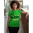 thumbnail image 2 of Hunting Crew Easter Bunny Egg Hunting Christian Event Women's T-shirt, 3XL, Green, 2 of 5