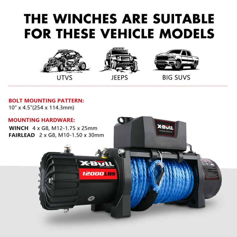 Walmart Black Friday Deals 2025 X-BULL Electric Winch 12000LB 12V