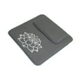 thumbnail image 2 of Cojín de meditación, juego de almohadas para el suelo, almohadilla antideslizante cuadrada para , para balcón, ejercicio, mujeres, observación, Gris, 2 of 8