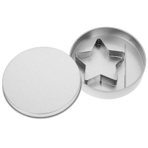 GOOHOCHY Cookie Baking Tool Star Shape 2.36X2.36X0.47in Stainless Steel For Icing Decoration And Birthdays 1Set