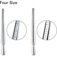 thumbnail image 3 of 4pcs Ring Mandrel Sizer Tool Jewelry Making Measuring Tools Kit with Metal Mandrel Finger Sizing Measuring Stick 27pcs Ring Sizer Guage Circle Models, 3 of 5