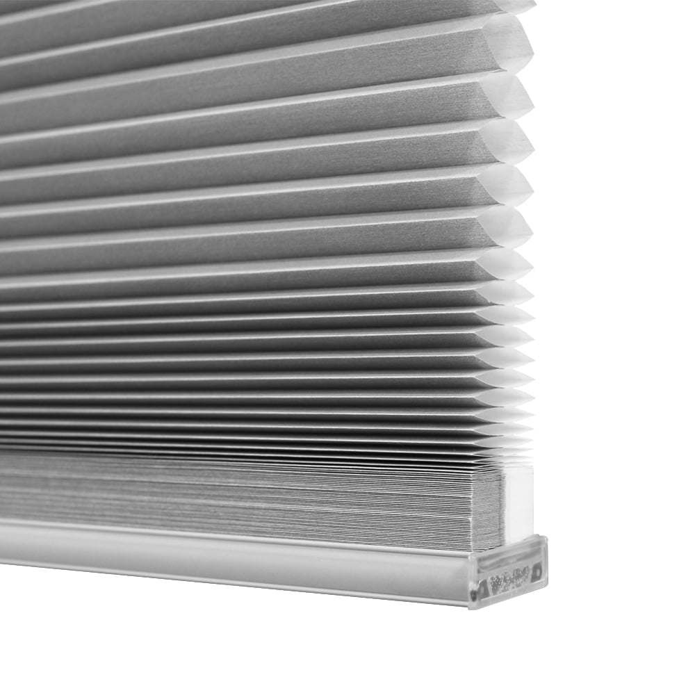 Lumi Light Filtering Cordless Cellular POSH Shades, Gray, 22" x72"