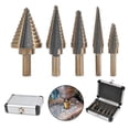thumbnail image 3 of Juego De 5 Brocas Escalonadas Hss RORK MT-004 RORK MT-004, 3 of 3