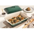 thumbnail image 3 of Cacerola Le Creuset Stoneware Heritage 4L Cerise, 3 of 4
