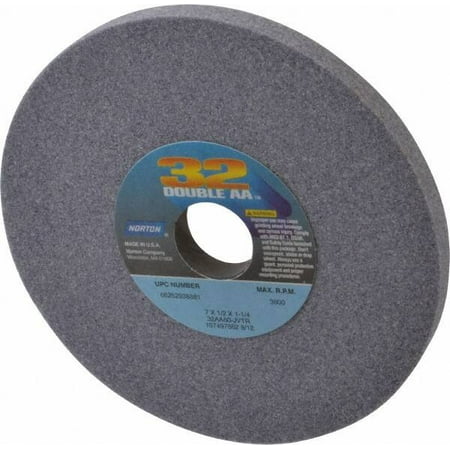 

Norton 7 Diam x 1-1/4 Hole x 1/2 Thick J Hardness 60 Grit Surface Grinding Wheel