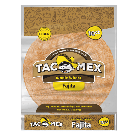TacoMex Whole Wheat Tortilla, 10 Count, 8.82oz