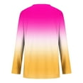 thumbnail image 4 of Inleife Fall Tops for Women Women's Round Neck Fashionable Casual Long Sleeved Top, 4 of 5
