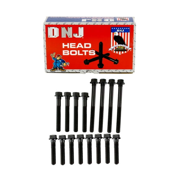 DNJ HBK3116 Head Bolt Kit Fits Cars & Trucks 88-95 Buick Oldsmobile 88 98 3.3L V6 OHV 12v