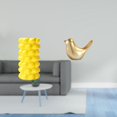 thumbnail image 2 of Jarrón de flores de y figura de pájaros dorados, adorno moderno para decoración del hogar, para mesa, sala de estar, oficina, repisa, regalo, 2 of 8
