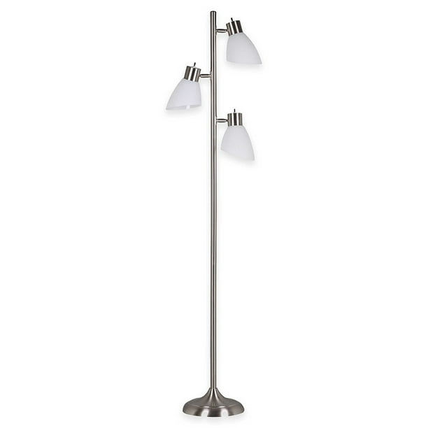 Floor Lamp Brooke 3 Light Tree In Brushed Steel 10 W X 12 5 L 64 H The Adesso Exudes Polished Modern By Generic Com Brooke 3 Light Tree Floor Lamp Exudes, Ellery Brushed Steel Tree Torchiere 3 Light Floor Lamp