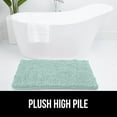 thumbnail image 6 of Bath Rug 30x20, Thick Soft Absorbent Chenille, Rubber Backing Quick Dry Microfiber Mats, Machine Washable Rugs for Shower Floor, Bathroom Runner Bathmat Accessories Décor, Seablue, 6 of 6