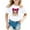 0-White1422, variant on Lullu Girls Cartoon Figure Graphic Tee Casual Short Sleeve Crewneck T-Shirt, Sizes 3-12
